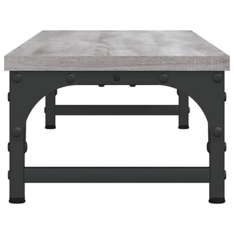 Monitorstandaard 85x23x15,5 cm bewerkt hout grijs sonoma eiken 5