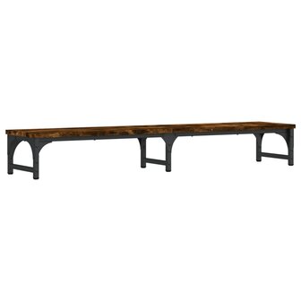 Monitorstandaard 105x23x15,5 cm bewerkt hout gerookt eikenkleur 2