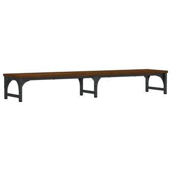 Monitorstandaard 105x23x15,5 cm bewerkt hout bruin eikenkleur 2