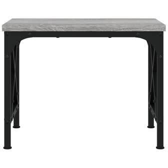 Printerstandaard 40x30x31 cm bewerkt hout grijs sonoma eiken 4