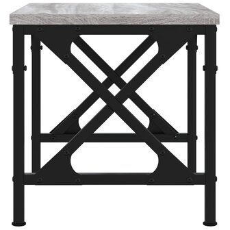Printerstandaard 40x30x31 cm bewerkt hout grijs sonoma eiken 5