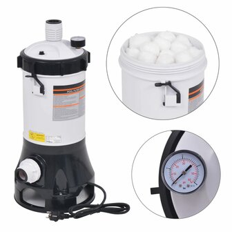 Zwembadfilterpomp voor zwembaden 185 W 4,4 m&sup3;/u 1