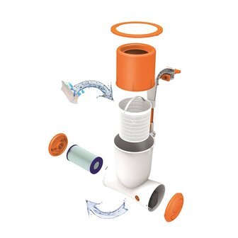 Bestway Flowclear Zwembadfilterpomp Flowclear Skimatic 3974 L/u 58469 2