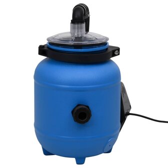 Zwembadfilterpomp 4 m&sup3;/u zwart en blauw 5