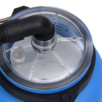 Zwembadfilterpomp 4 m&sup3;/u zwart en blauw 6