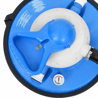 Zandfilterpomp 200 W 25 L 385x620x432 mm blauw en zwart 4