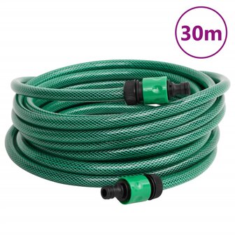 Zwembadslang 30 m PVC groen 5