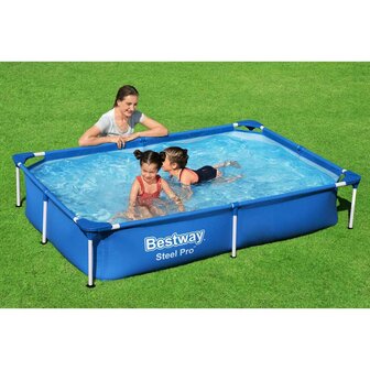 Bestway Steel Pro Zwembad 221x150x43 cm 1