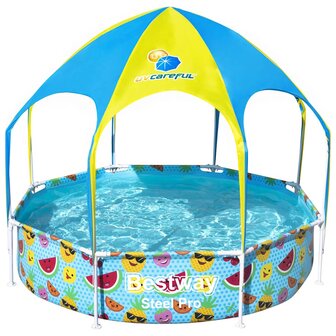 Bestway Steel Pro Kinderzwembad uv Careful bovengronds 244x51 cm 2