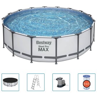 Bestway Steel Pro MAX Zwembadset 488x122 cm 2