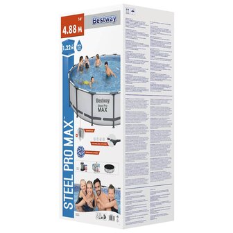 Bestway Steel Pro MAX Zwembadset 488x122 cm 9
