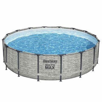 Bestway Power Steel Zwembad rond 488x122 cm 3