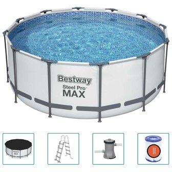 Bestway Steel Pro MAX Zwembadset rond 366x122 cm 2