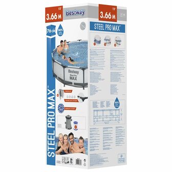 Bestway Steel Pro MAX Zwembadset 366x76 cm 5
