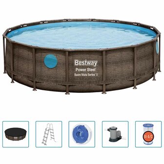 Bestway Zwembadset Power Steel 488x122 cm 1