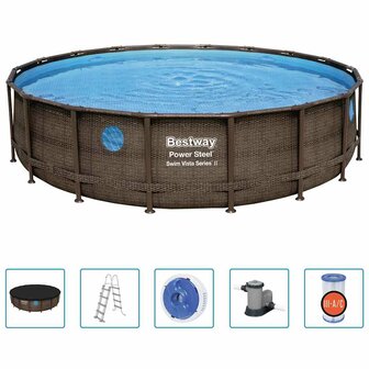 Bestway Zwembadset Power Steel 549x122 cm 2