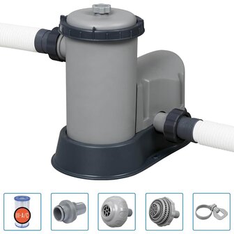 Bestway Zwembadset Power Steel rechthoekig 549x274x122 cm 5