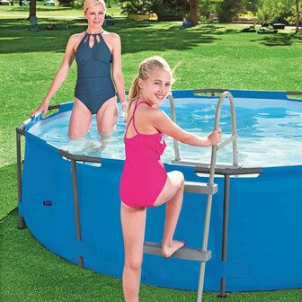 Bestway Flowclear Zwembadladder 2 treden 84 cm 58430 4