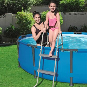 Bestway Flowclear Zwembadladder 2 treden 84 cm 58430 5