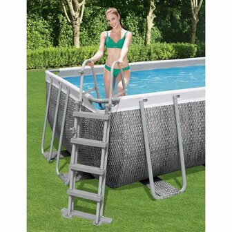 Bestway Flowclear Zwembadladder met 4 treden 122 cm 1