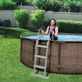 Bestway Zwembadladder 4 treden Flowclear 122 cm 58331  3