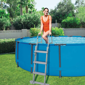 Bestway Zwembadladder 4 treden Flowclear 122 cm 58331  4