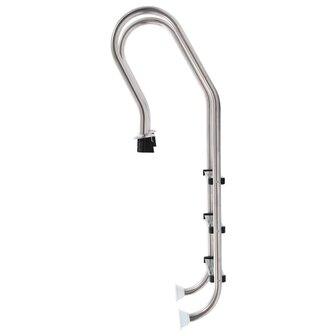 Zwembadladder met 3 sporten 120 cm roestvrij staal 304 3