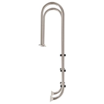 Zwembadladder met 3 sporten 120 cm roestvrij staal 304 3