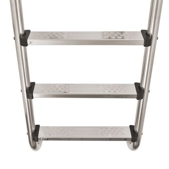 Zwembadladder met 3 sporten 120 cm roestvrij staal 304 4