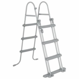 Bestway Zwembadladder Flowclear met 4 treden 107 cm 2