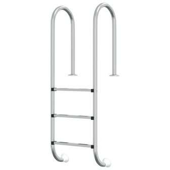 Zwembadladder 54x38x158 cm 304 roestvrijstaal 2