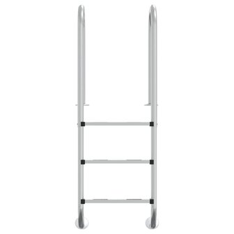 Zwembadladder 54x38x158 cm 304 roestvrijstaal 3