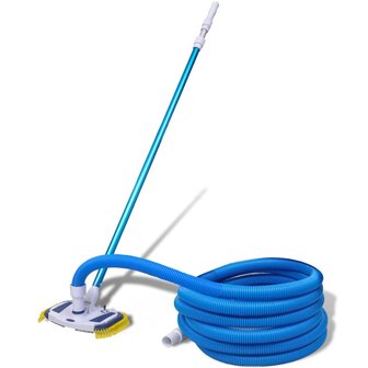 Vacu&uuml;m zwembadreiniger met telescopische slang en paal 1