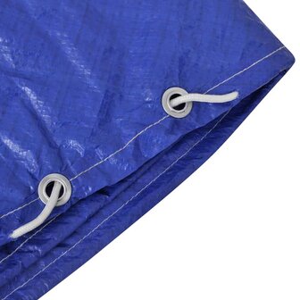 Zwembadhoezen 2 st rond 90 g/m&sup2; 540cm PE 6