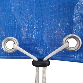 Zwembadhoezen 2 st rond 90 g/m&sup2; 540cm PE 7