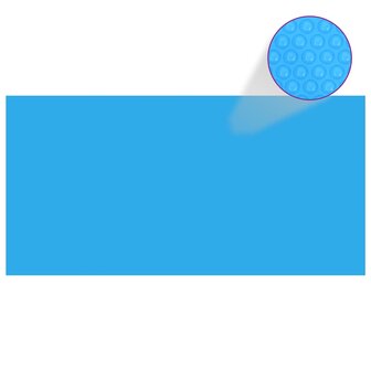 Zwembadhoes 488x244 cm PE blauw 1
