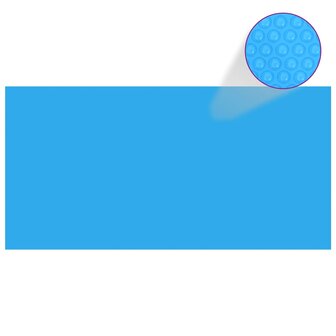 Zwembadhoes 975x488 cm PE blauw 1