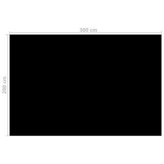 Zwembadhoes 300x200 cm PE zwart 3