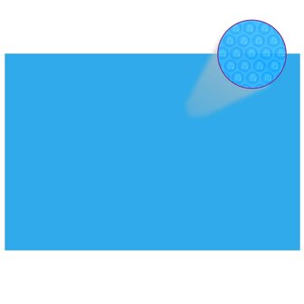 Zwembadhoes rechthoekig 600x400 cm PE blauw 1