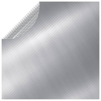 Zwembadhoes 455 cm PE zilverkleurig 1