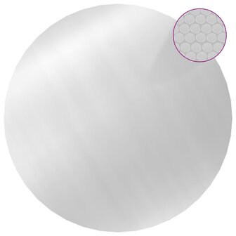 Zwembadhoes 455 cm PE zilverkleurig 3