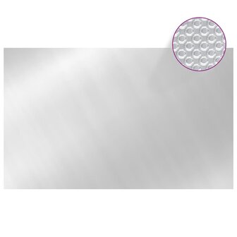 Zwembadhoes 260x160 cm PE zilverkleurig 2