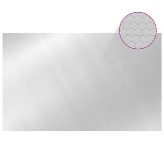 Zwembadhoes 260x160 cm PE zilverkleurig 3