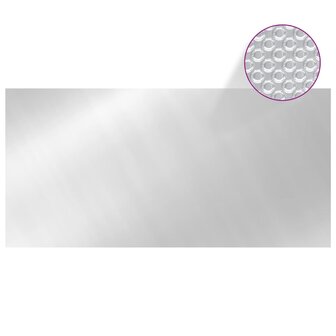 Zwembadhoes 450x220 cm PE zilverkleurig 2