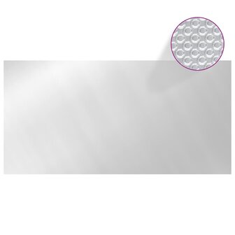 Zwembadhoes 400x200 cm PE zilverkleurig 2