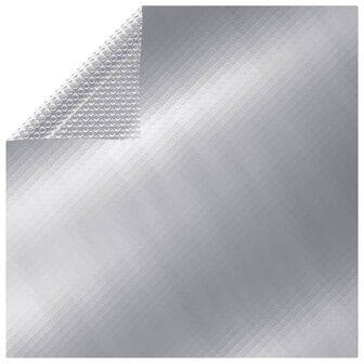 Zwembadhoes 488x244 cm PE zilverkleurig 1