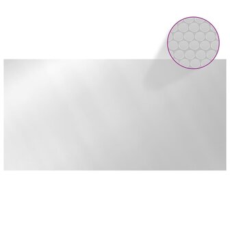 Zwembadhoes 488x244 cm PE zilverkleurig 3
