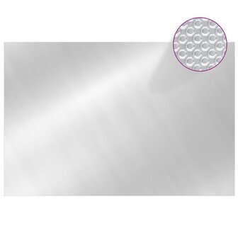 Zwembadhoes rechthoekig 600x400 cm PE zilverkleurig 3