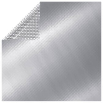 Zwembadhoes rechthoekig 800x500 cm PE zilverkleurig 1