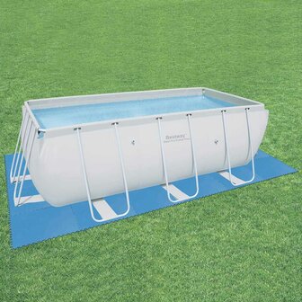 Bestway Zwembadbodembeschermers 8 st blauw 58220 5